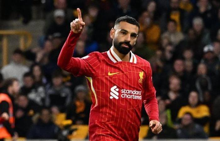 محمد صلاح يسجل هدف فوز ليفربول على وولفرهامبتون.. فيديو