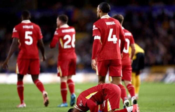 محمد صلاح يسجل في ثنائية ليفربول أمام وولفرهامبتون بالدوري الإنجليزي