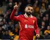 محمد صلاح يسجل هدف فوز ليفربول على وولفرهامبتون.. فيديو